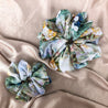 Arielle renaissance inspired floral rayon scrunchies by LUNARIA DREAMS