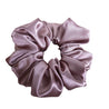 Regular Blush Baby Scrunchie. An average sized blush pink rose gold satin scrunchie. 