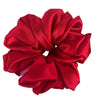 Oversized Scarlet Scrunchie. An XL, extra luxe bold red satin scrunchie.